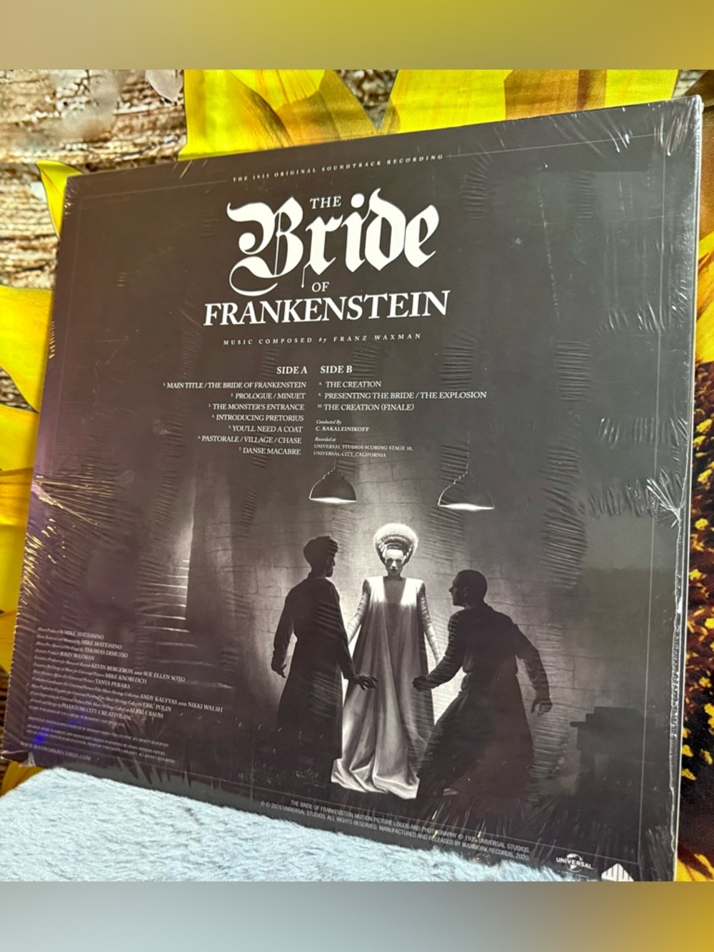 Waxwork Records release of the "Bride of Frankenstein" 1935 original soundtrack